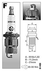 Свічки запалювання Super L15YC.4B 1102, 2101, 21011, 2102, 2103, 2104, 2105, 2106, 2107, 2108, 21083, 2109, 2109