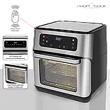 Знежирена фритюрниця, мінідуховка та гриль 3В1 PROFICOOK PC-FR 1200 H, фото 8