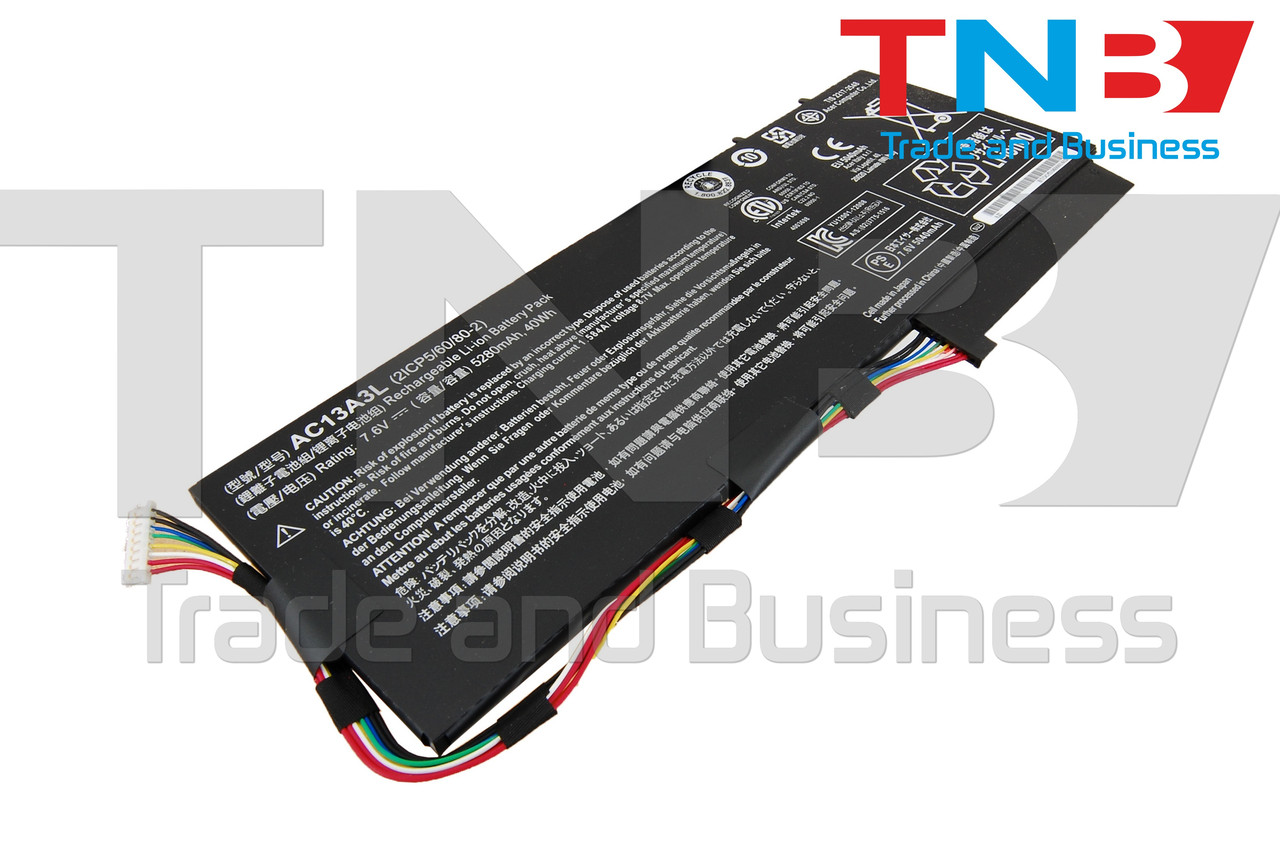 Батарея Acer Aspire P3 Series Ee3 P3-131 P3-171 Travelmate X313 X313-M 7.6V 5200mAh ОРИГІНАЛ
