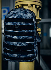 Міський спортивний рюкзак Fazan Grey з принтом, фото 3
