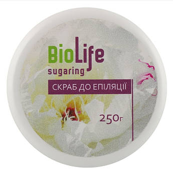 Скраб перед епіляцією BioLife Sugaring