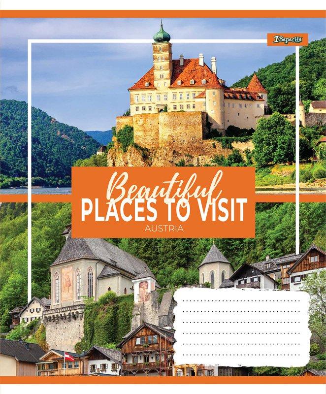 Зошит для записів А5/60 клітинка "Small towns" 766055