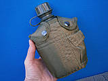 Фляга US bottle 1 л пластикова в чохлі олива  MiL-tec Німеччина, фото 2