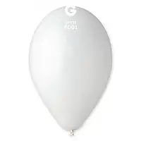 Кульки повітряні білі Gemar 30cm. 12"