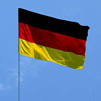 Флаг Германии Флажная сетка, 1,05х0,7 м, Люверсы (2 шт.)