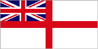 Флаг Военно-морского флота Великобритании Атлас, 1,05х0,7 м, Карман под древко