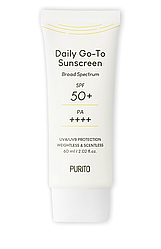 Purito Daily Go-To Sunscreen SPF50+/PA++++ Легкий сонцезахисний крем із фільтрами нового покоління