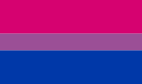 Флаг Бисексуалов Габардин, 2,10х1,35 м, Карман под древко