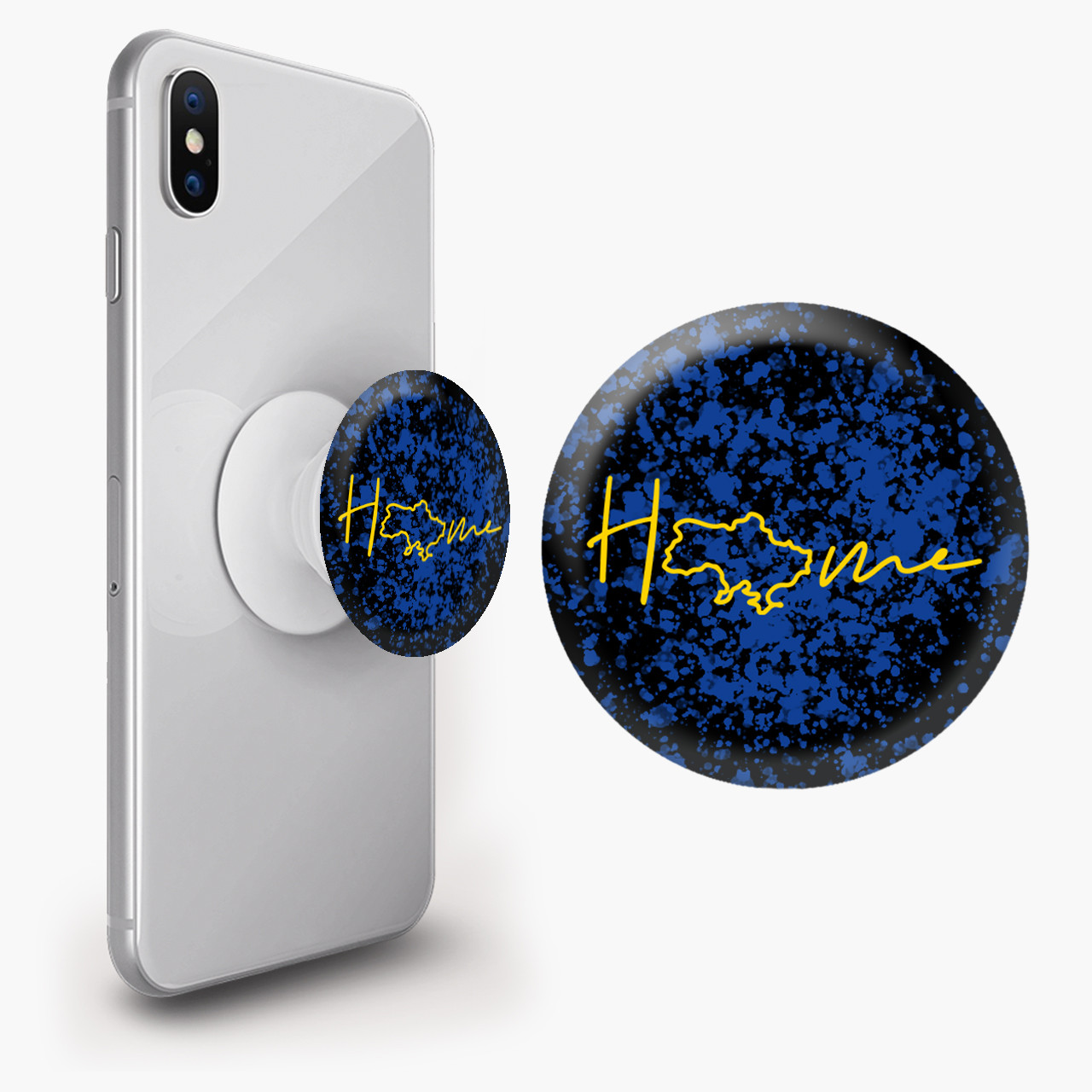 Тримач для смартфона попсокет (Popsockets)  Дім Білий
