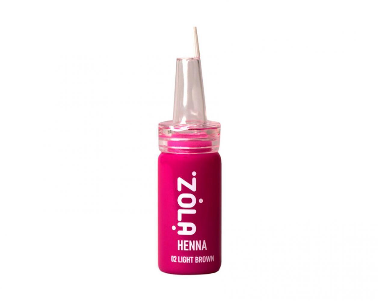Хна для брів ZOLA 5 g 02 Light Brown