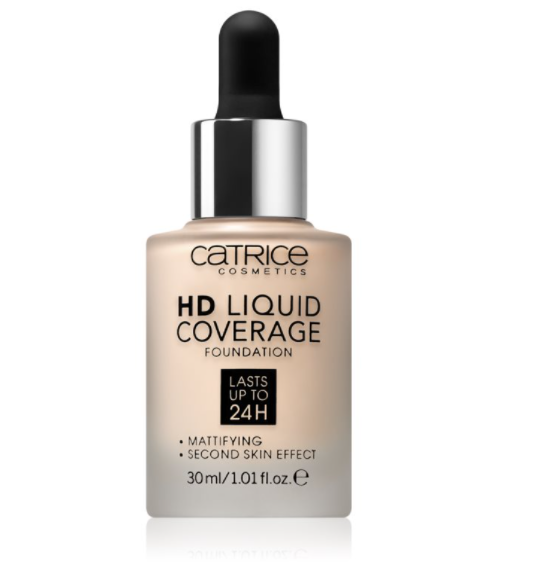 Тональний крем Catrice HD Liquid Coverage - 005 Ivory Beige (30 ml), фото 1
