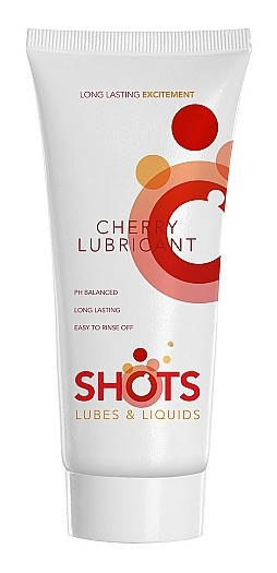 Вагінальний ароматизований лубрикант Shots Cherry Lubricant, 100 мл, фото 1