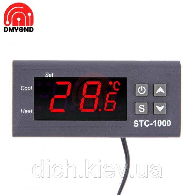 Цифровий терморегулятор для інкубатора STC 1000 10А 220В, фото 1