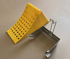 Противідкатний пристрій (башмак), 474 мм, з залізним тримачем DK15001