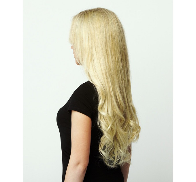 Волосся для нарощування натуральні Luxy Hair Bleach Blonde 613 220 грам ( в упаковці)
