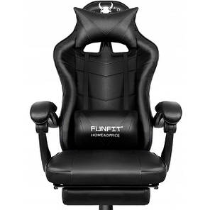 Крісло геймерське FunFit Game On RX4 чорне, фото 4