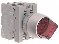 Переключатель 2-пол. Контакт AC (24V-230V), DC (24V-110V) Spamel SP22-PCL.G-10-LEDUNIACDC