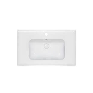 Раковина Qtap Albatross E49 800х490х200 White з донним клапаном QT01119080E49W білий