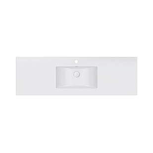 Раковина Qtap Albatross E 1500х460х180 White з донним клапаном QT01119150EW білий