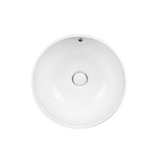 Раковина-чаша Qtap Amazon 430х430х160 White з донним клапаном QT02117043NW білий