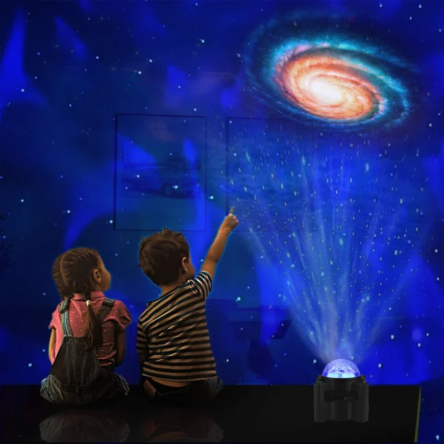 Проектор, що перезаряджається Galaxy Star 12 Planet Moon Projector Sky Night Light Дитячий проектор для спальні Пото