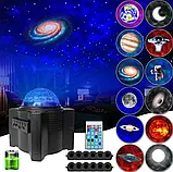 Проектор, що перезаряджається Galaxy Star 12 Planet Moon Projector Sky Night Light Дитячий проектор для спальні Пото, фото 3