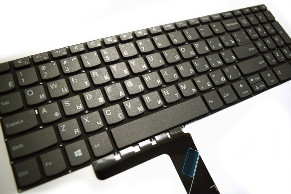 Клавіатура для ноутбука Lenovo IdeaPad S145-15IWL, Gray, RU без рамки