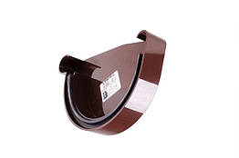 Заглушка ринви PROFiL ліва 90 коричнева