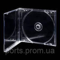 Коробка CD JEWEL КАЧЕСТВО DELUX CLEAR CASE Standart 10.4 мм джевел прозрачная завод Китай