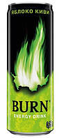 Напиток энергетический Burn ( Берн ) Apple Kiwi ( Яблоко Киви ) 0,25л (6)