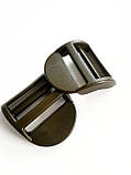 Пряжка трищілинна 25мм, Хакі темний №5, фото 2