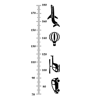 Вінілова інтер'єрна наклейка декор на стіну та шпалери Ростомер «Вище в небо» з оракалу