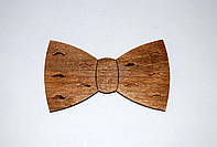 Дерев'яна краватка метелик Класика Усиков ручної роботи