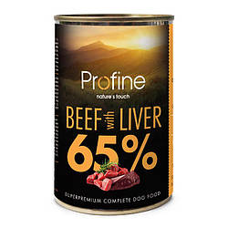 Profine (Профейн) Bef and Liver Консерви для собак з яловичиною і печінкою 400г