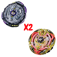 Набор Волчков BEYBLADE (Бейблейд) Волчок Screw Trident VS Twin Nemesis 4 сезон с пусковым устройствами