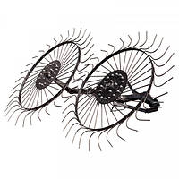 Граблі "Сонечко" для мототрактора 2 ряди