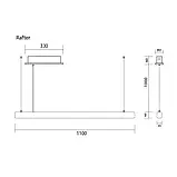 Дерев' яний LED світильник Vela Rafter 30W (Wi-Fi/DIM/CCCCT), фото 7
