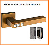 FUARO Ручка раздельная CRYSTAL FLASH DM CF-17 кофе