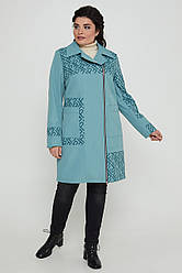 Демісезонний легкий жіночий плащ великих розмірів Версаль