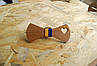 Дерев'яна краватка метелик "Знамя" ручної роботи, серія Pattriot, фото 3