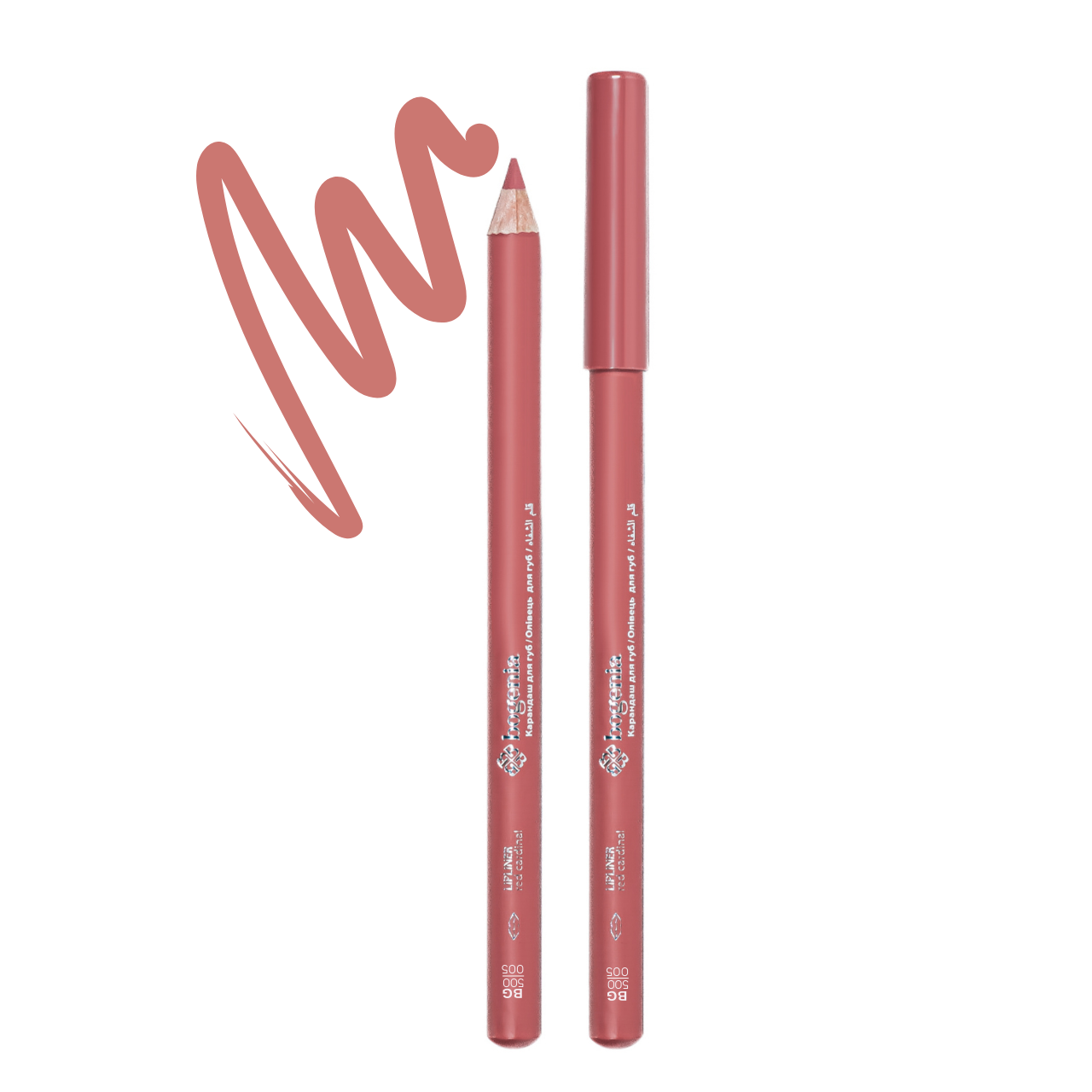 Олівець для губ Bogenia Lip Liner BG500 № 005 Hazelnut