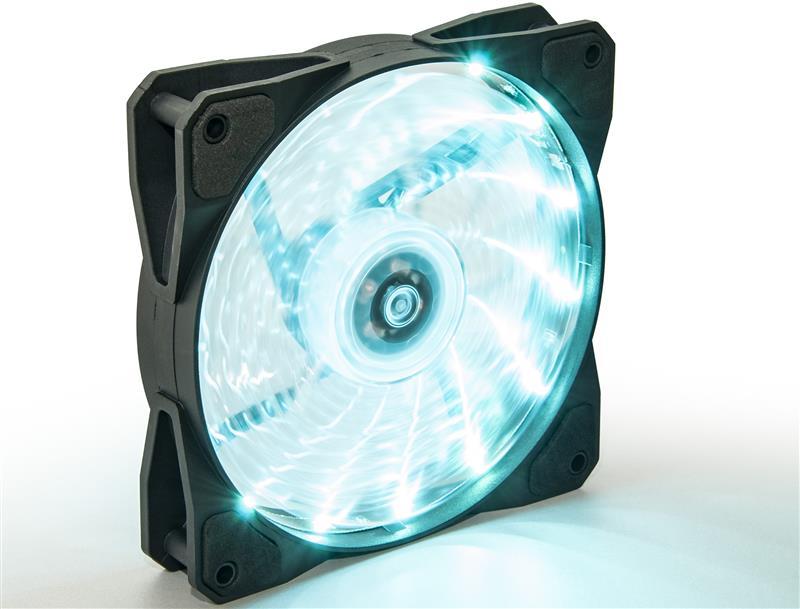 Вентилятор для корпусів Frime Iris LED Fan 15LED Azure (FLF-HB120A15)