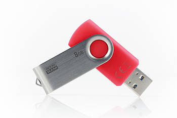 USB флеш накопичувач  8GB GOODRAM Twister Red USB3.0 (UTS3-0080R0R11)