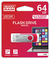 USB флеш накопичувач 64GB GOODRAM USB3.0 (UTS3-0640K0R11), фото 3