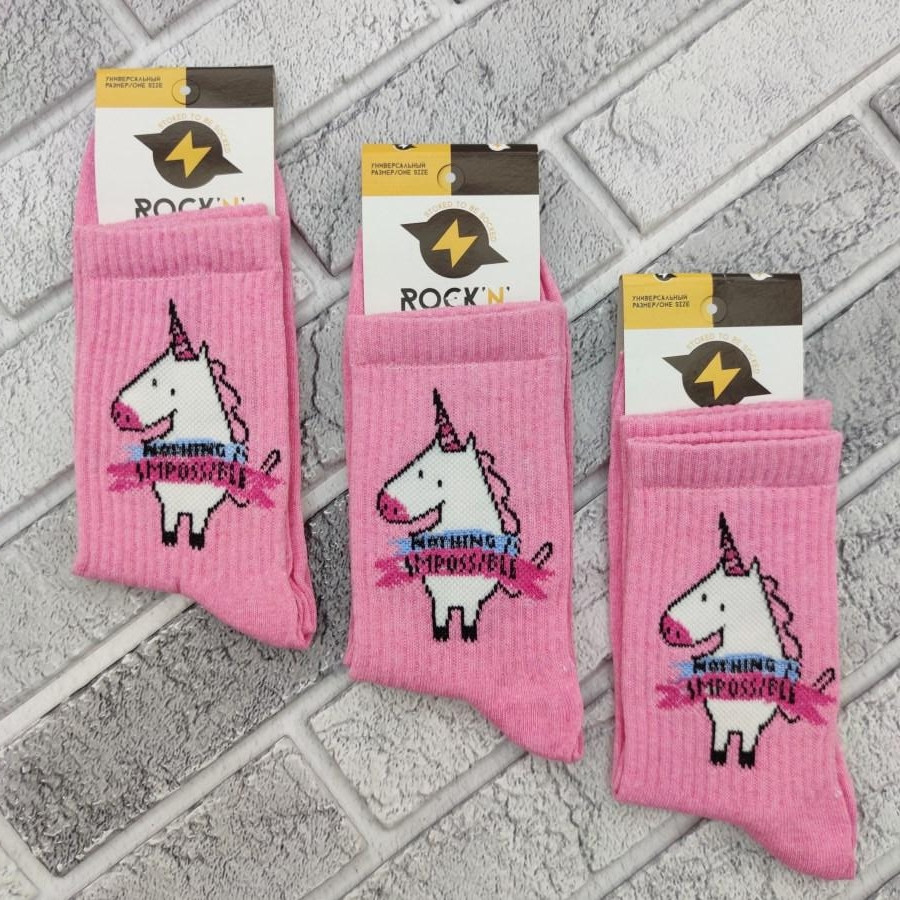 Шкарпетки високі весна/осінь Rock'n'socks 444-57 Україна one size (37-40р) НМД-0510514, фото 1