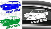 Виниловая наклейка на авто - Wagon Mafia Volkswagen размер 50 см