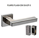 FUARO Ручка роздільна FLASH DM SN/CP-3 матовий нікель/хром, фото 3