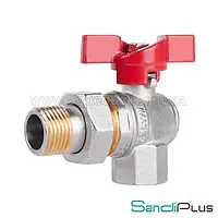 Кран з американкою кутовий 1/2" SD Plus