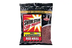 Пелетс Dynamite Baits Swim Stim Pro Expanders Red Krill Ø6мм 350г