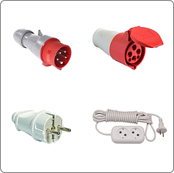 Силові розетки та вилки